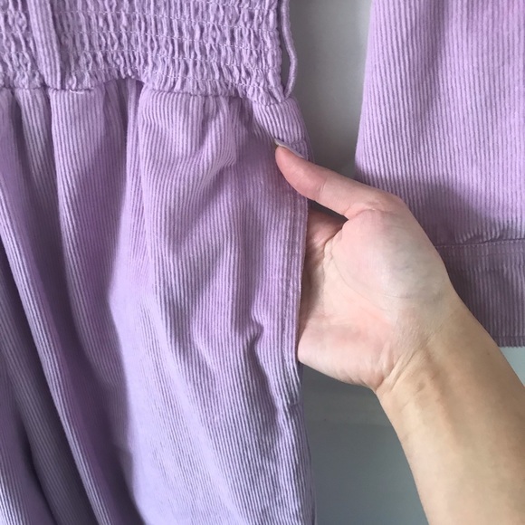 Lucy & Yak Eddie Jumpsuit Organic Cotton Corduroy Lavender Purple Size Small - Picture 11 of 16